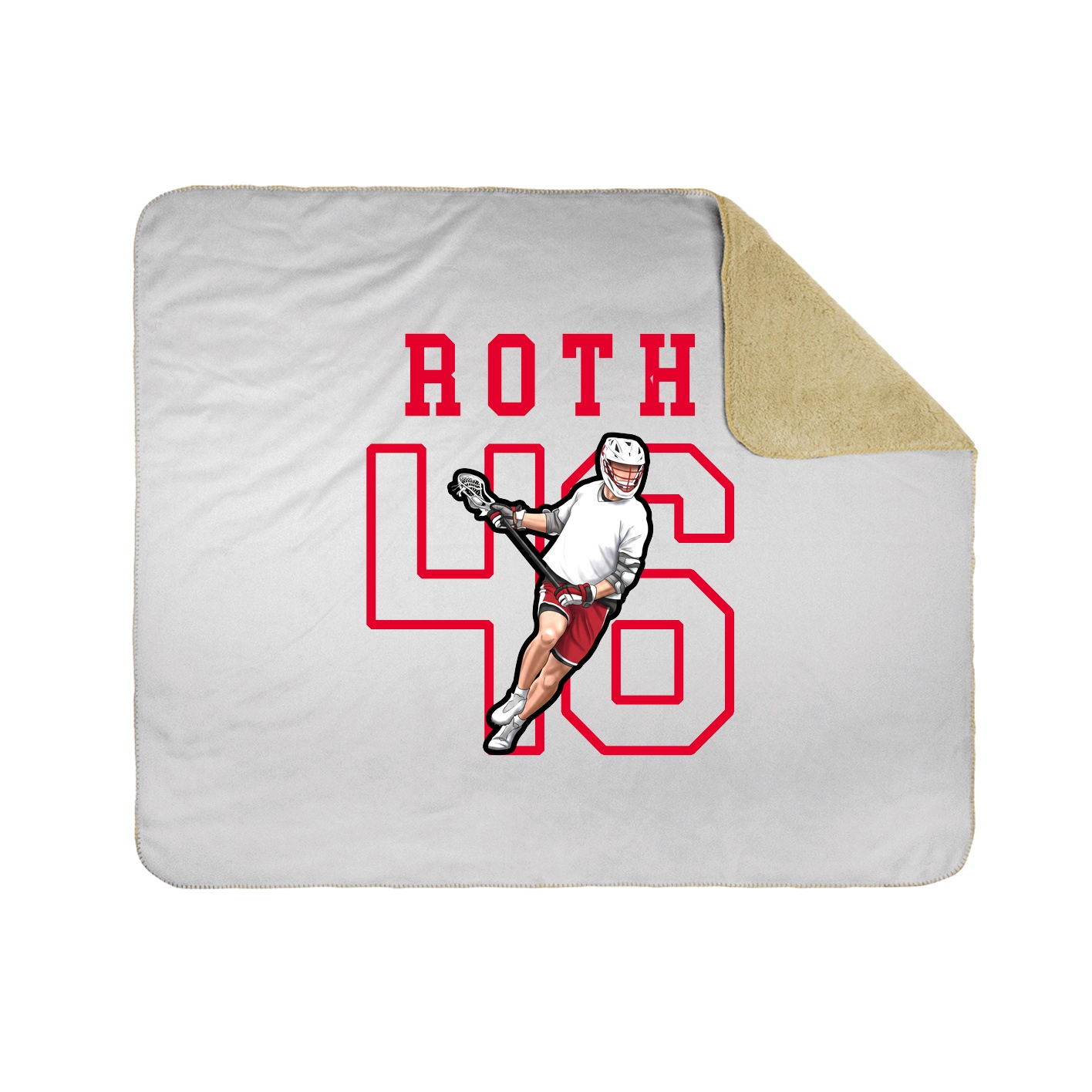 Throw Blanket — Shirsey in White