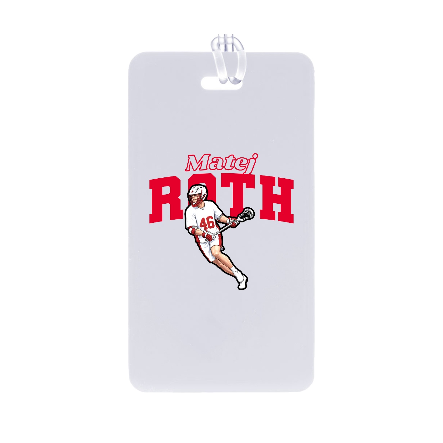 Bag Tag — Name Arch in Classic
