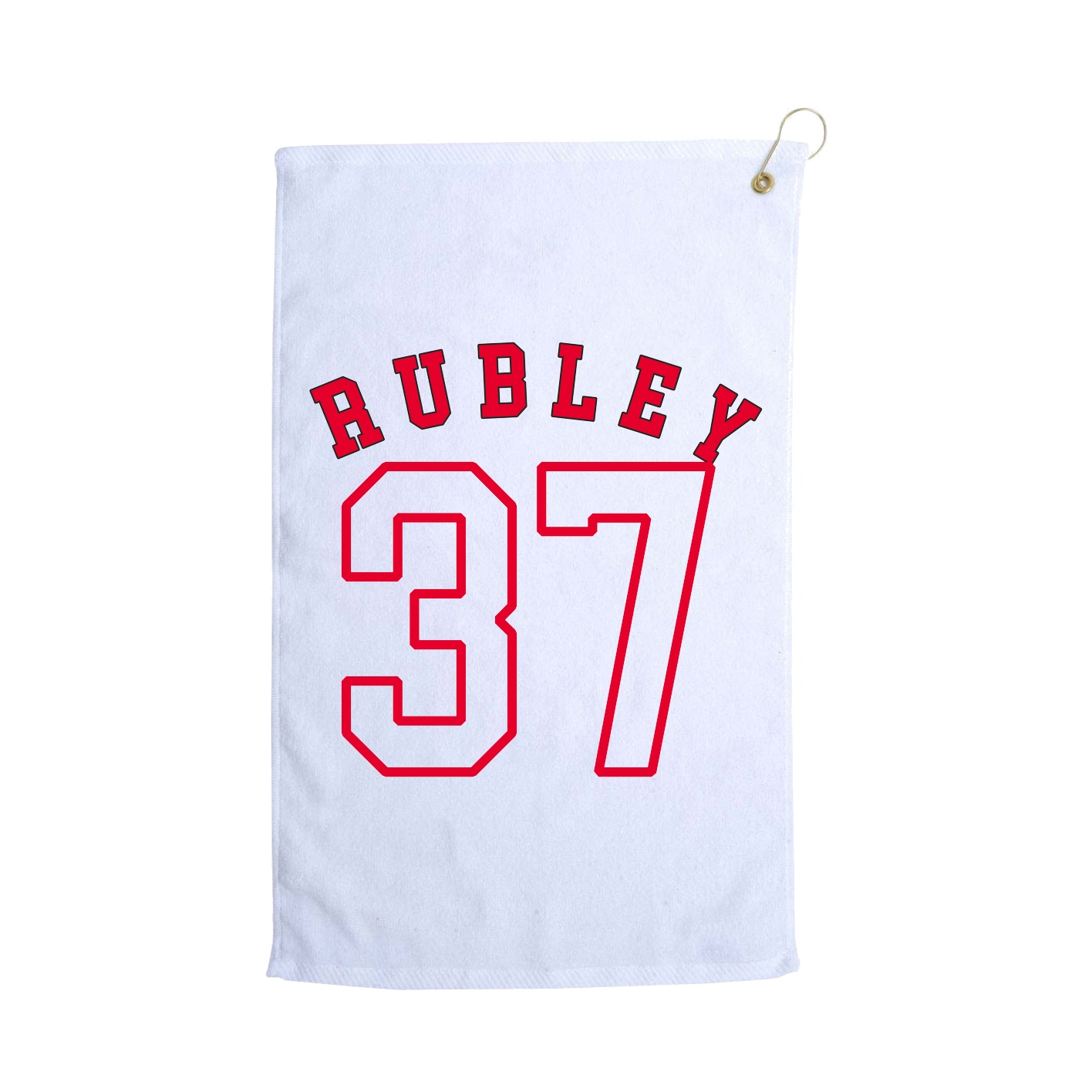 Golf Towel — Shirsey Arch in White