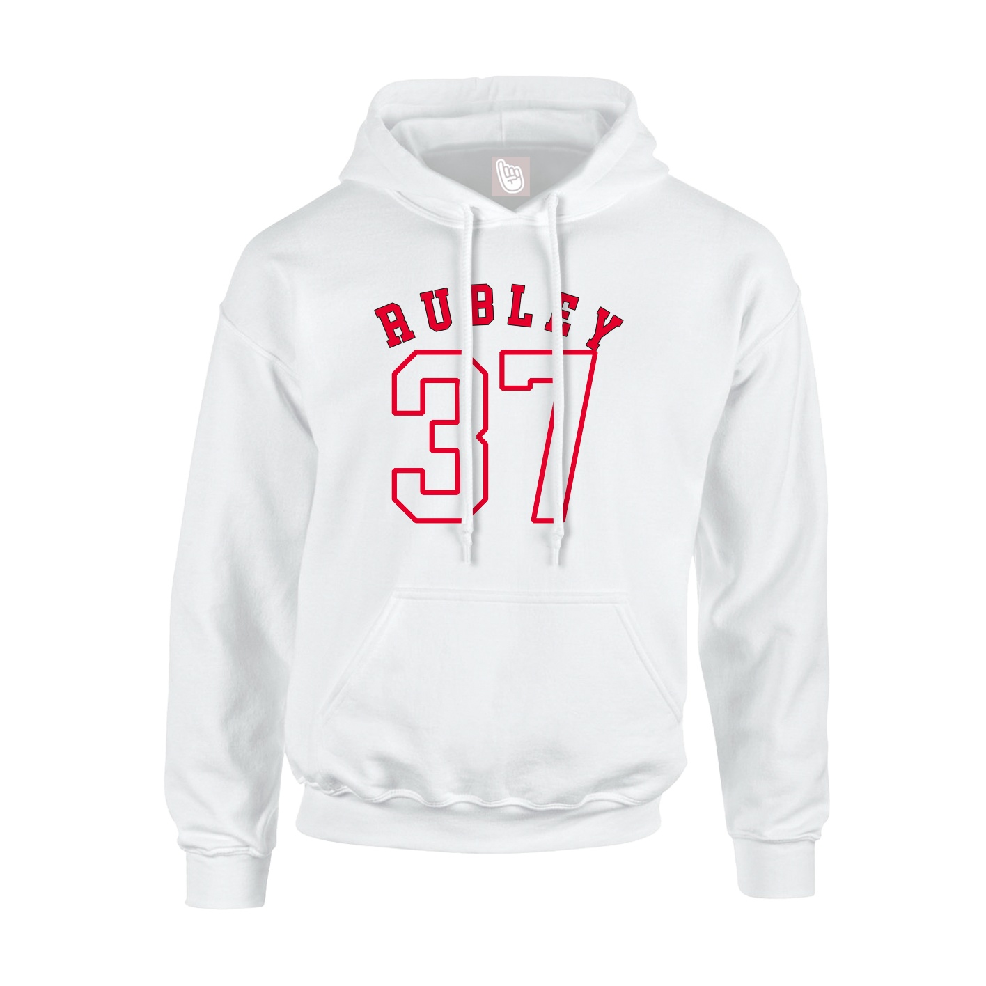 Hoodie — Shirsey Arch in White