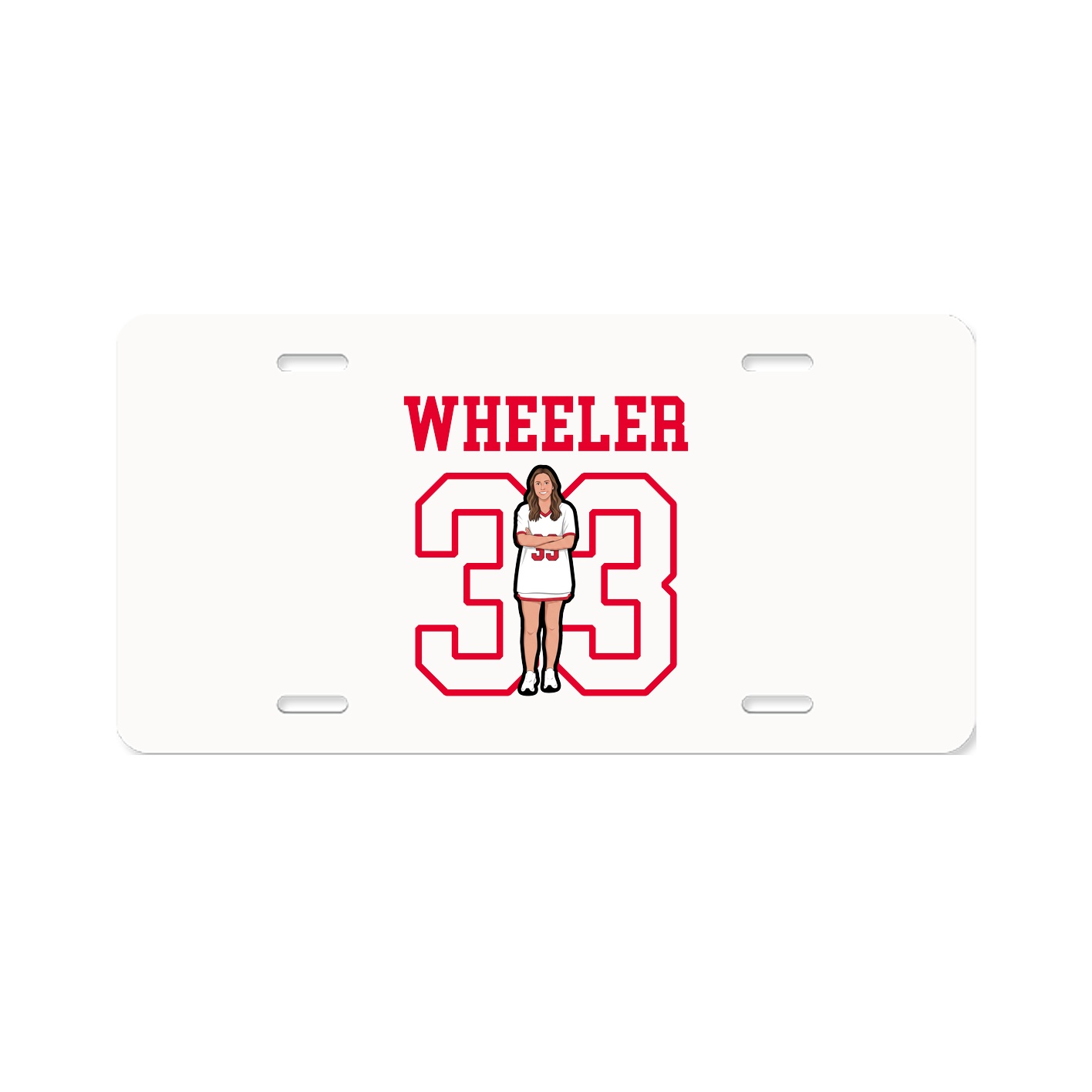 License Plate — Shirsey in Classic