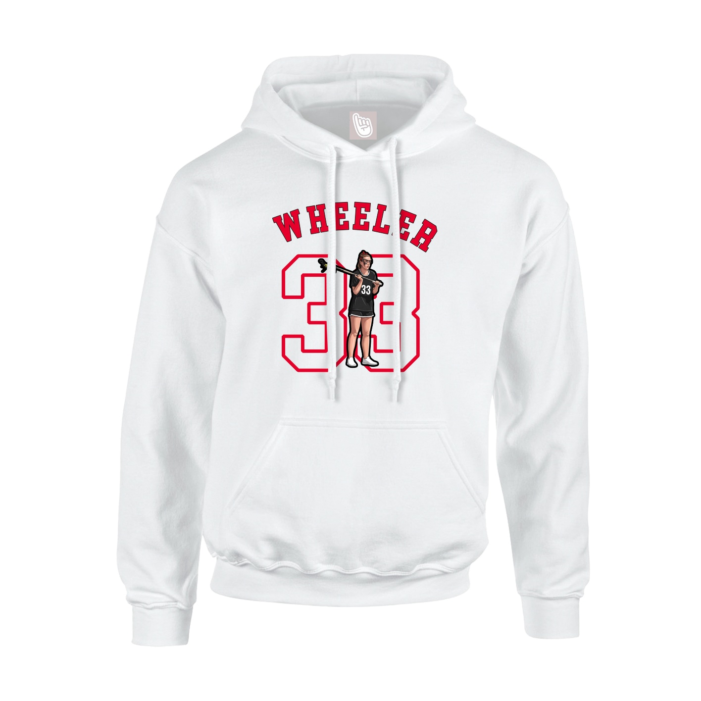 Hoodie — Shirsey Arch in White