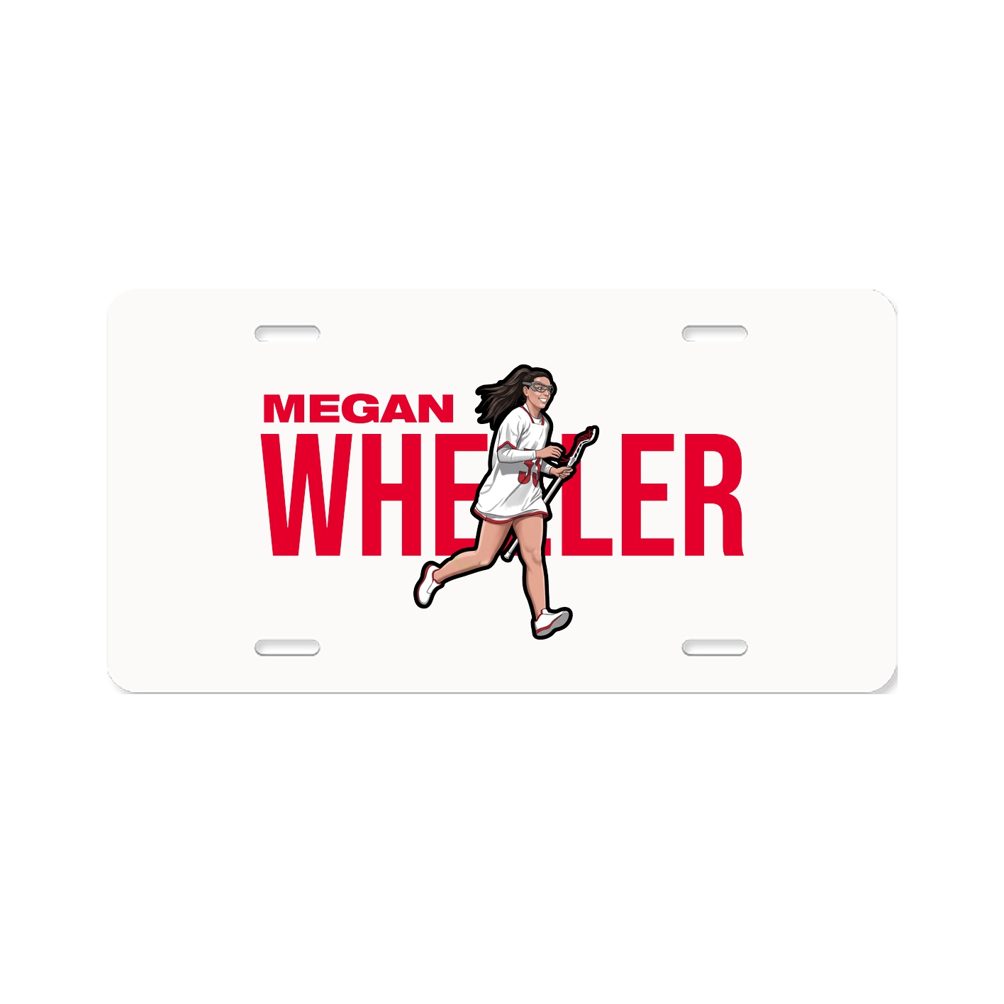 License Plate — Player Name in Classic