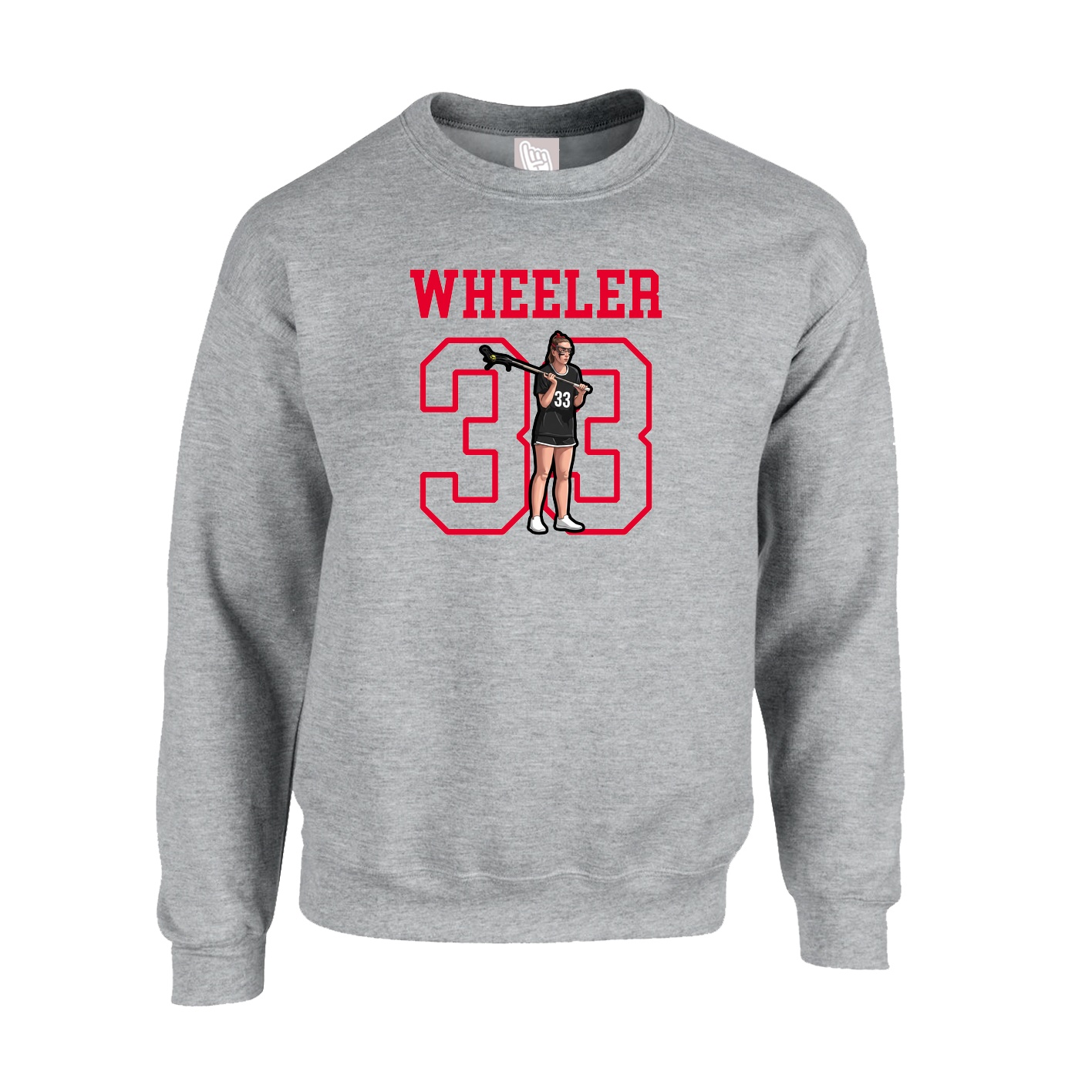 Fleece Crew — Shirsey in Grey