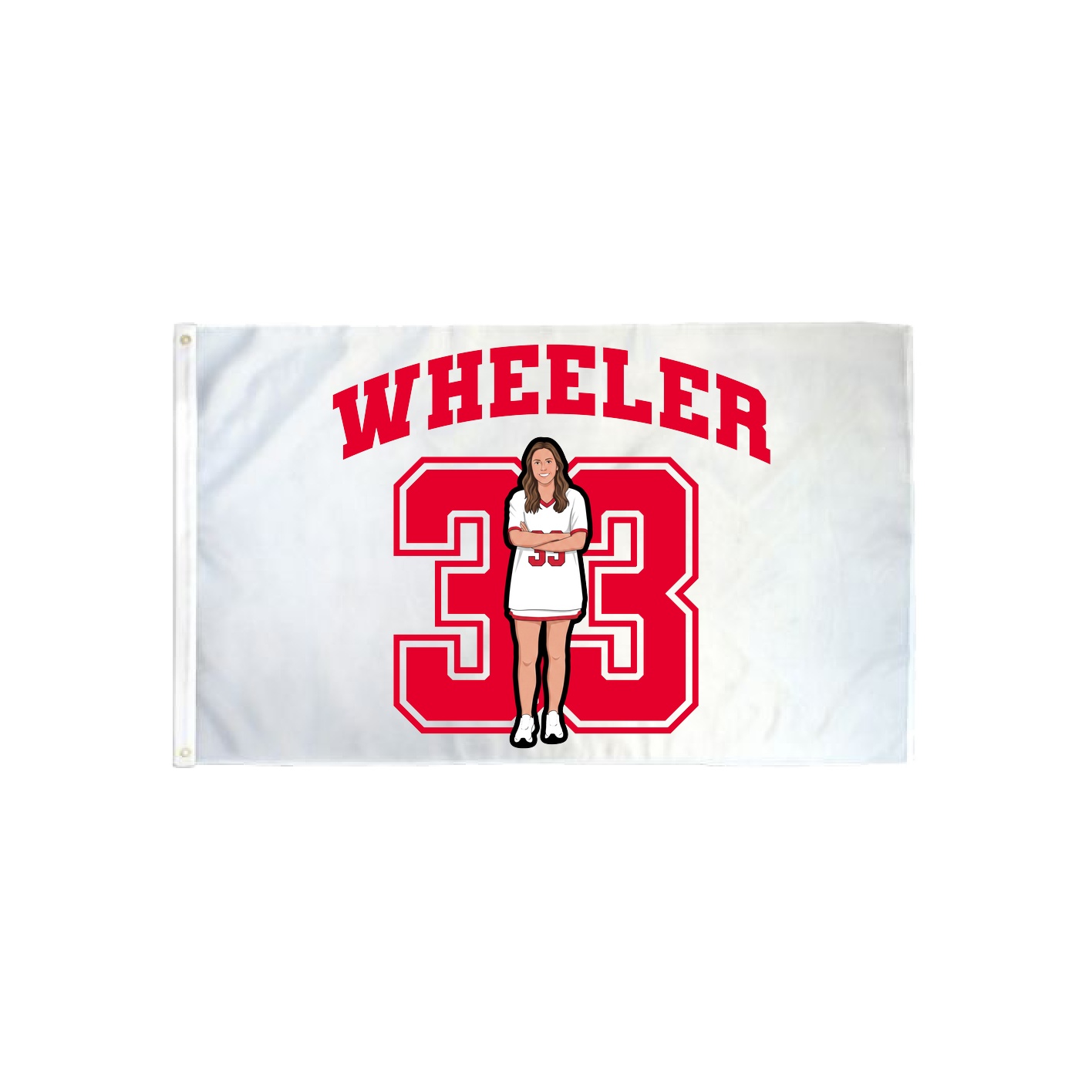 3x5 Flag — Number in Classic