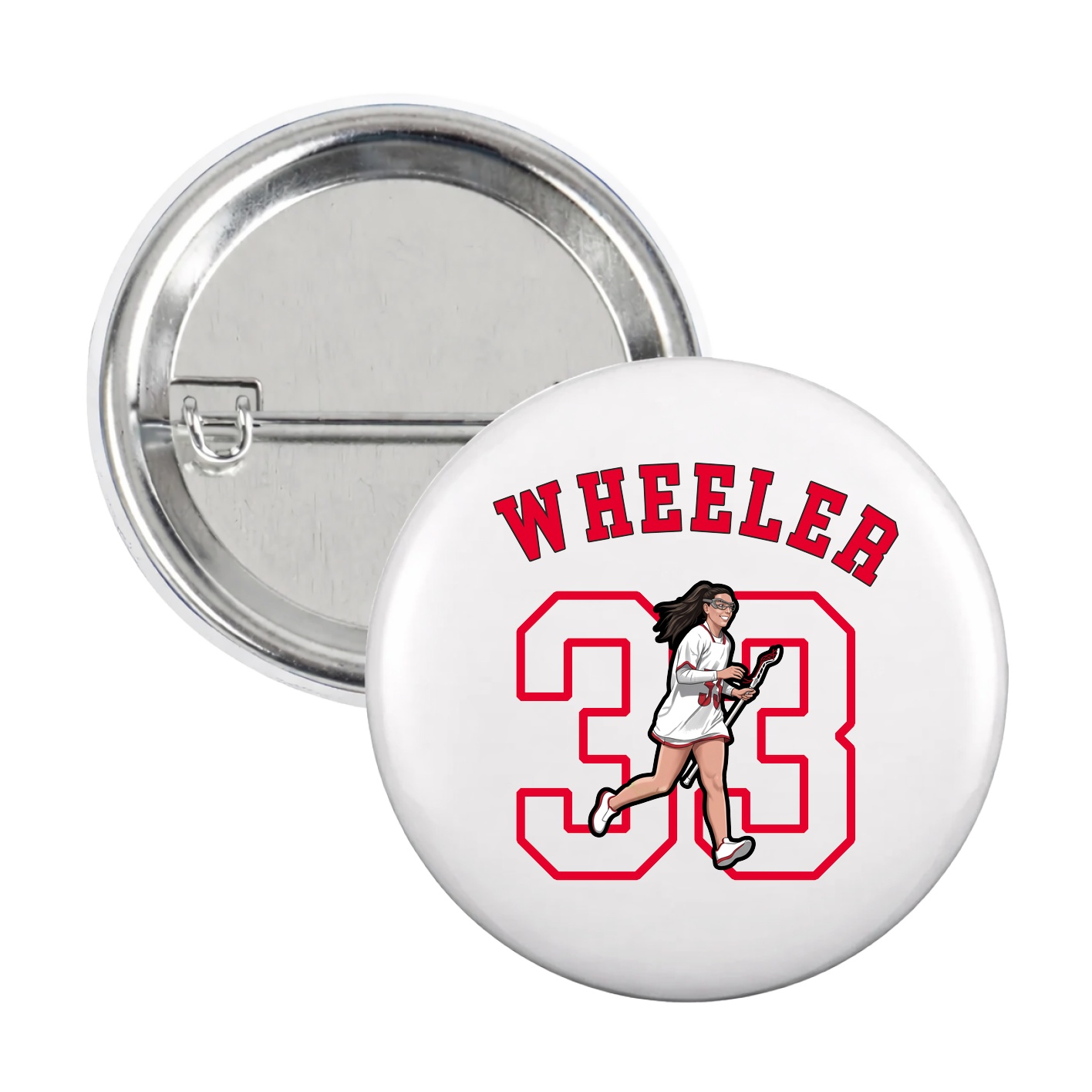 Game Day Button — Shirsey Arch in White