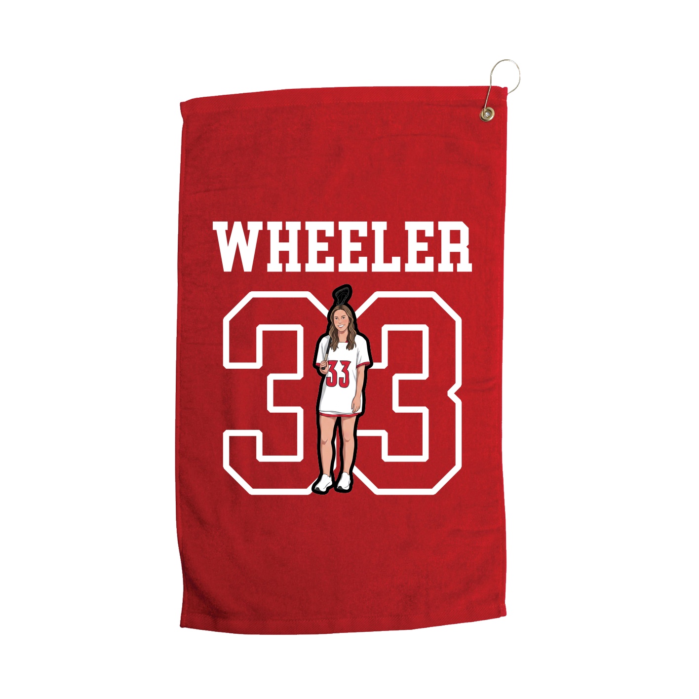 Golf Towel — Shirsey in Red