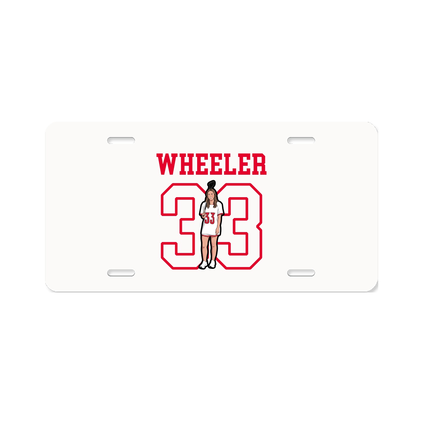License Plate — Shirsey in Classic
