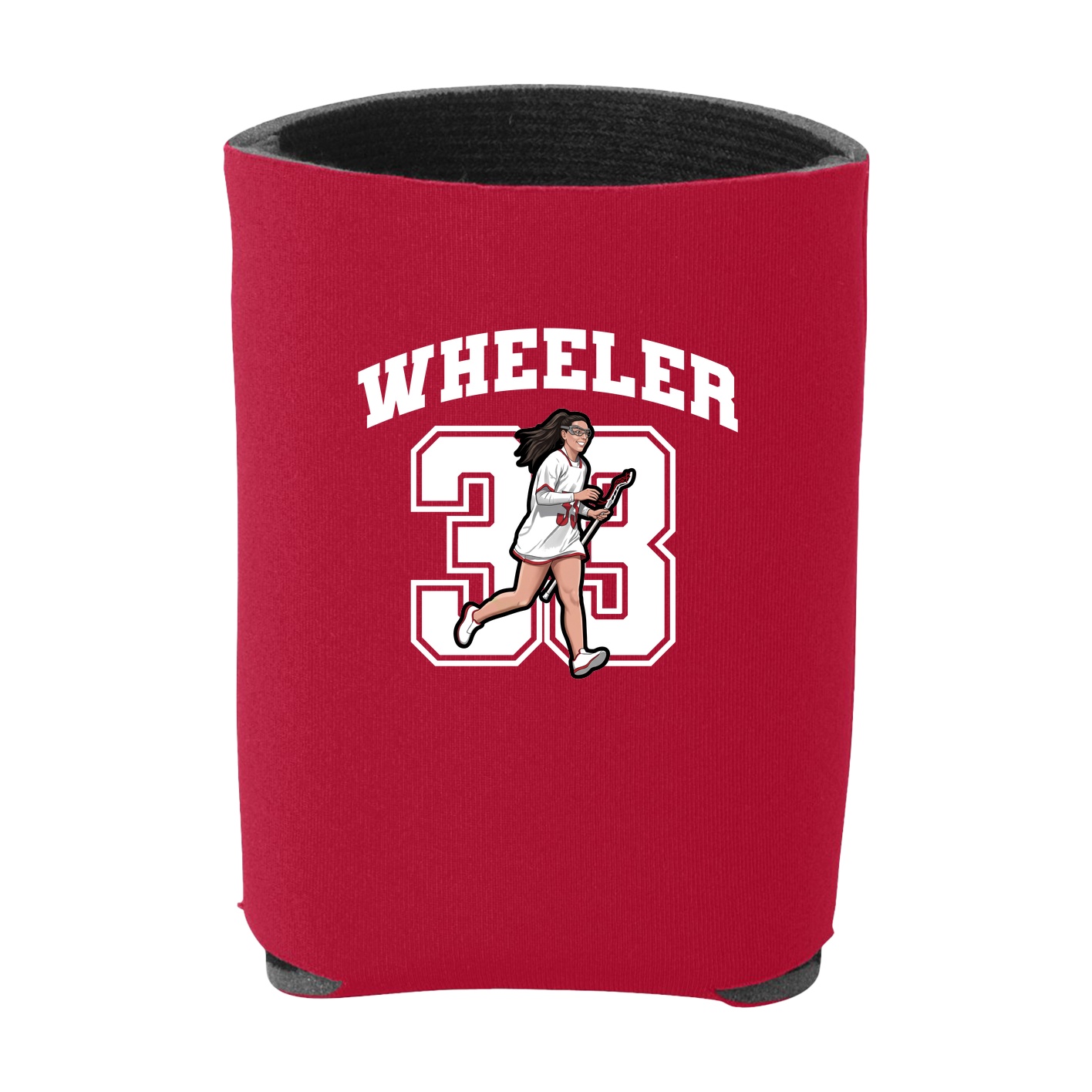 Can Holder — Number in Red