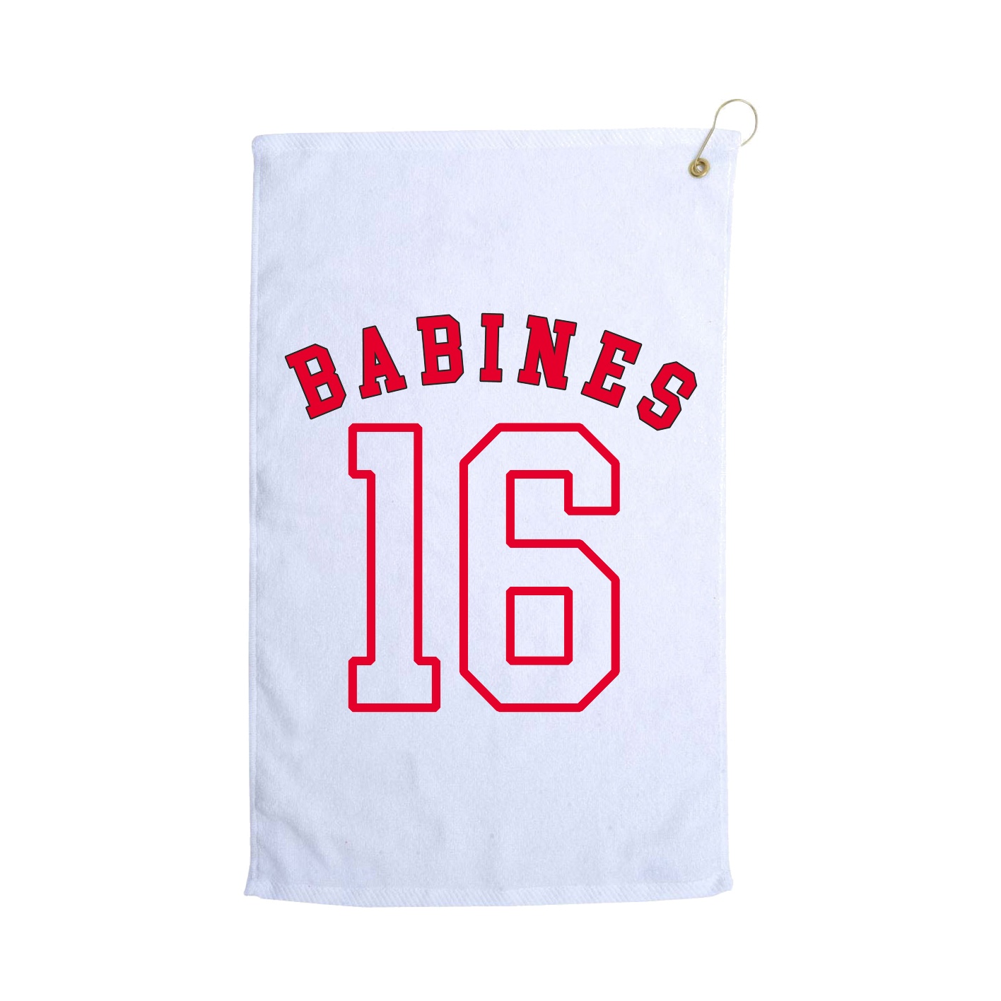 Golf Towel — Shirsey Arch in White