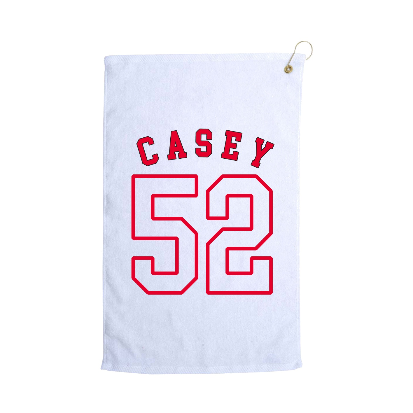 Golf Towel — Shirsey Arch in White