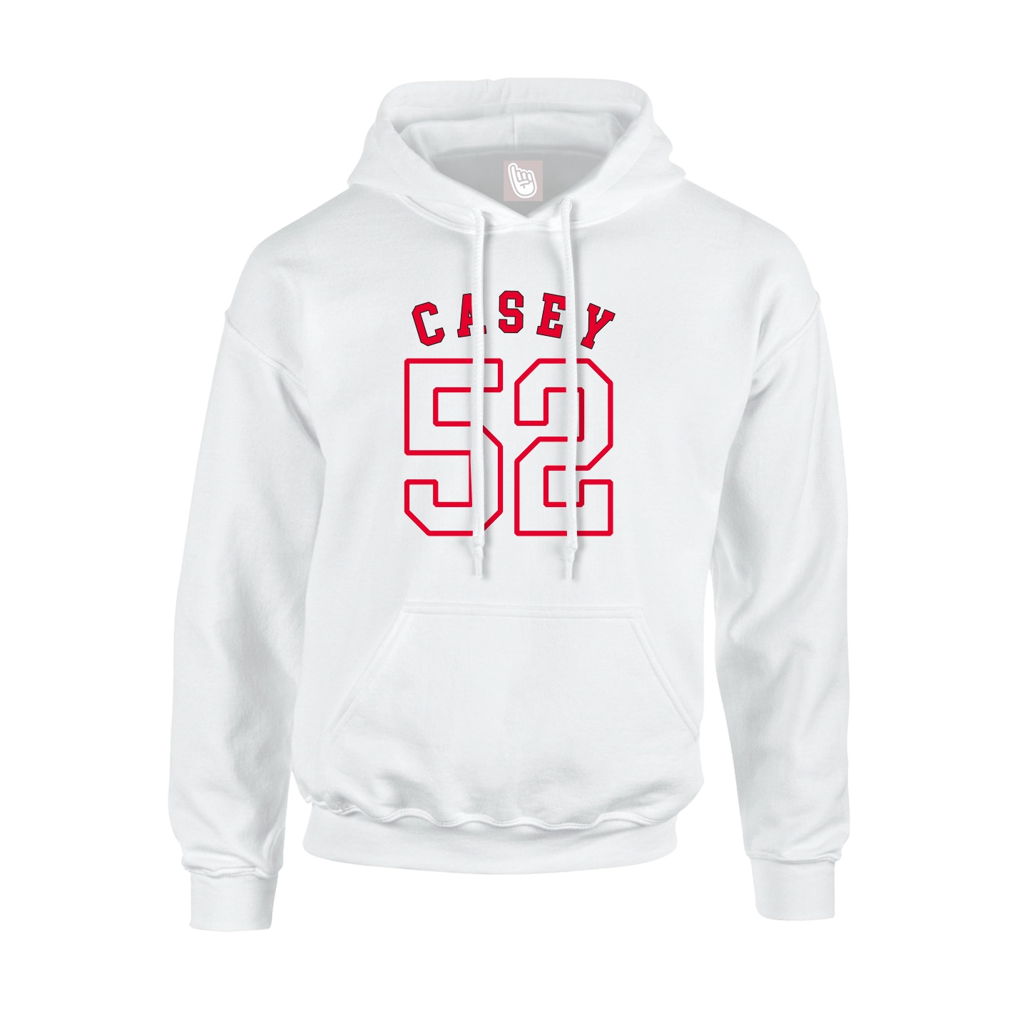 Hoodie — Shirsey Arch in White