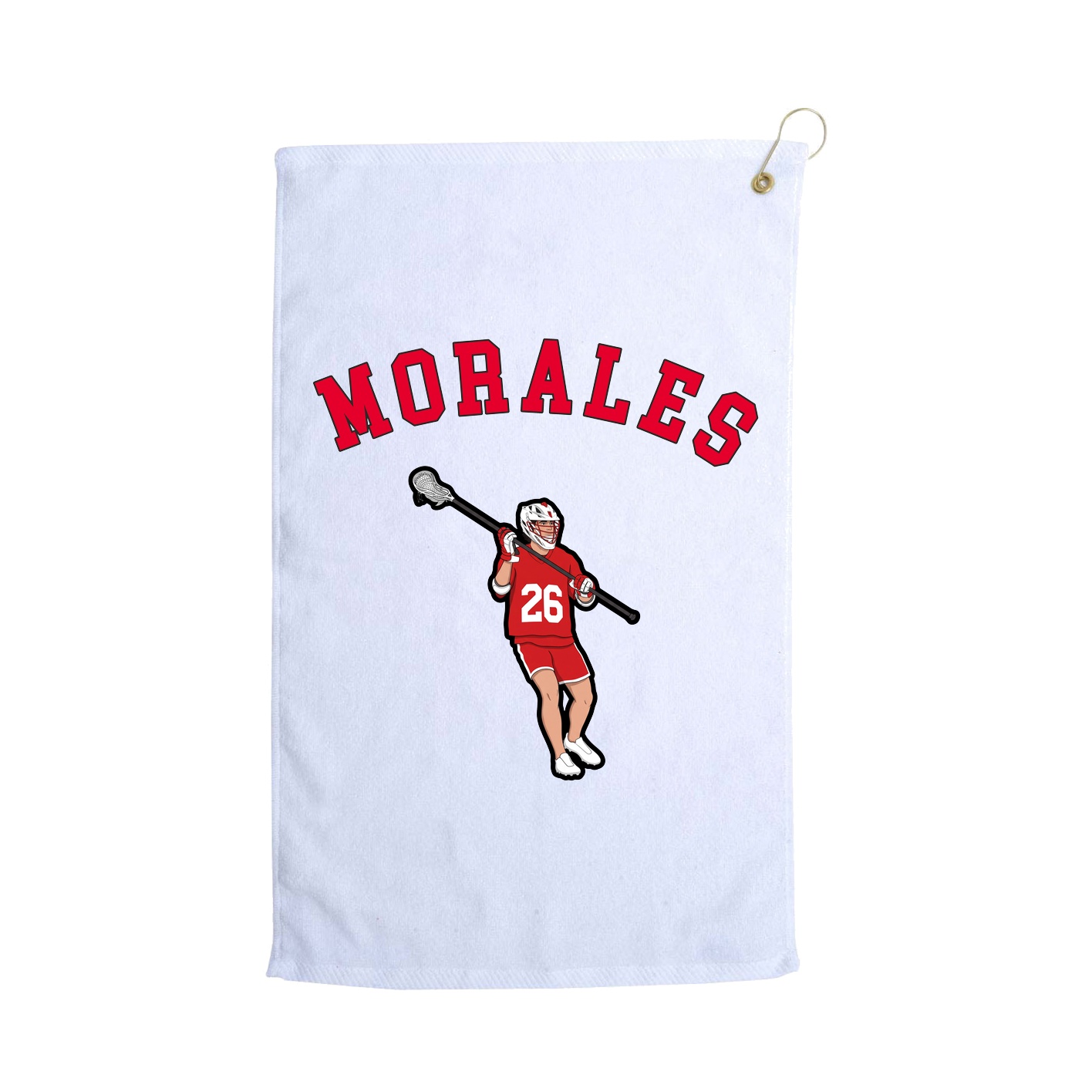 Golf Towel — Shirsey Arch in White