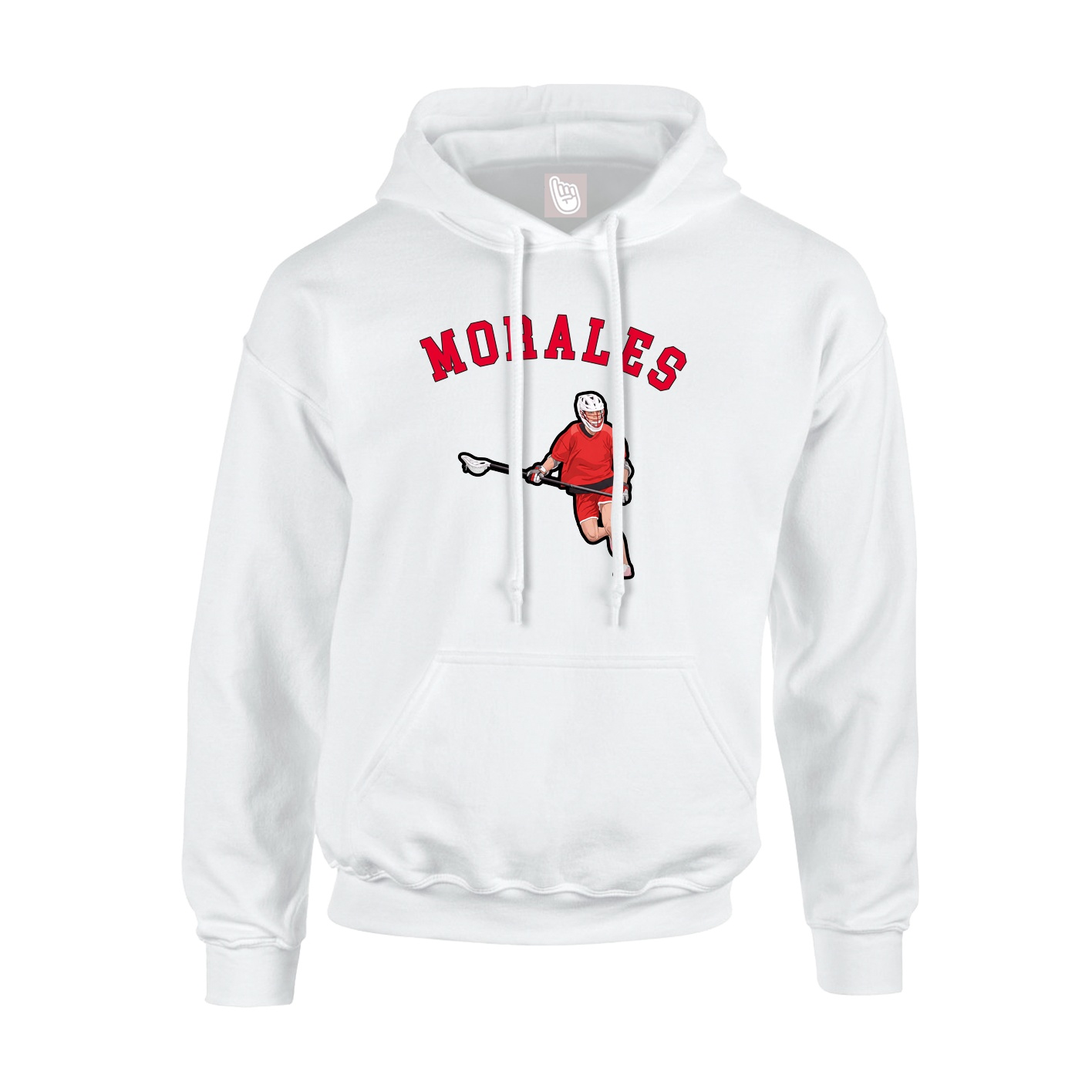 Hoodie — Shirsey Arch in White