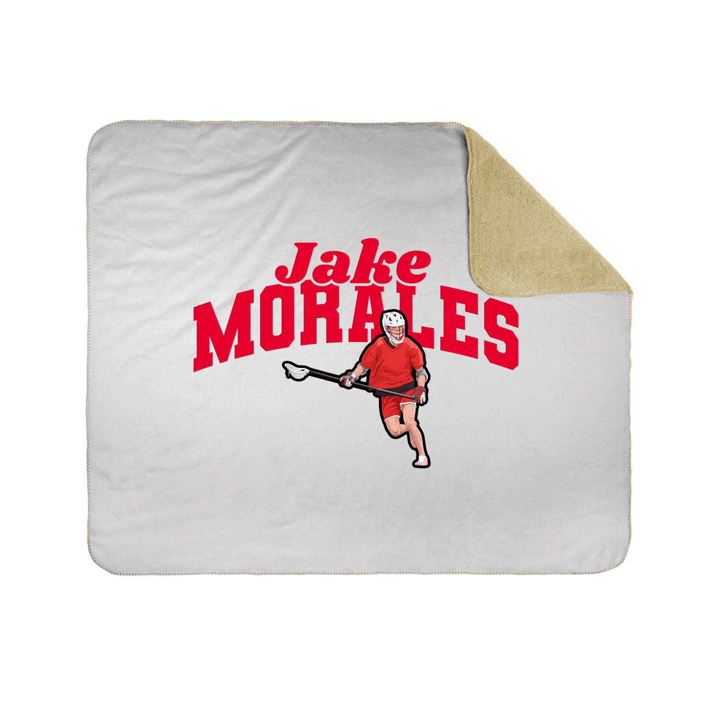 Throw Blanket — Signature Arch in White