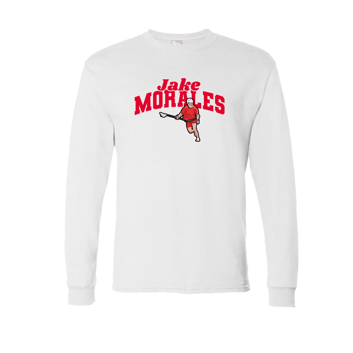 Long Sleeve Tee — Signature Arch in White