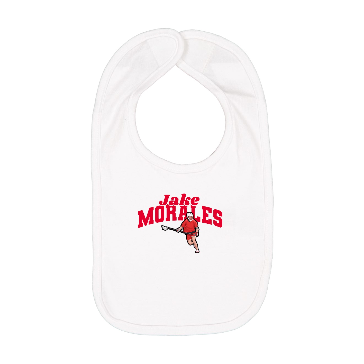 Infant Bib — Signature Arch in White