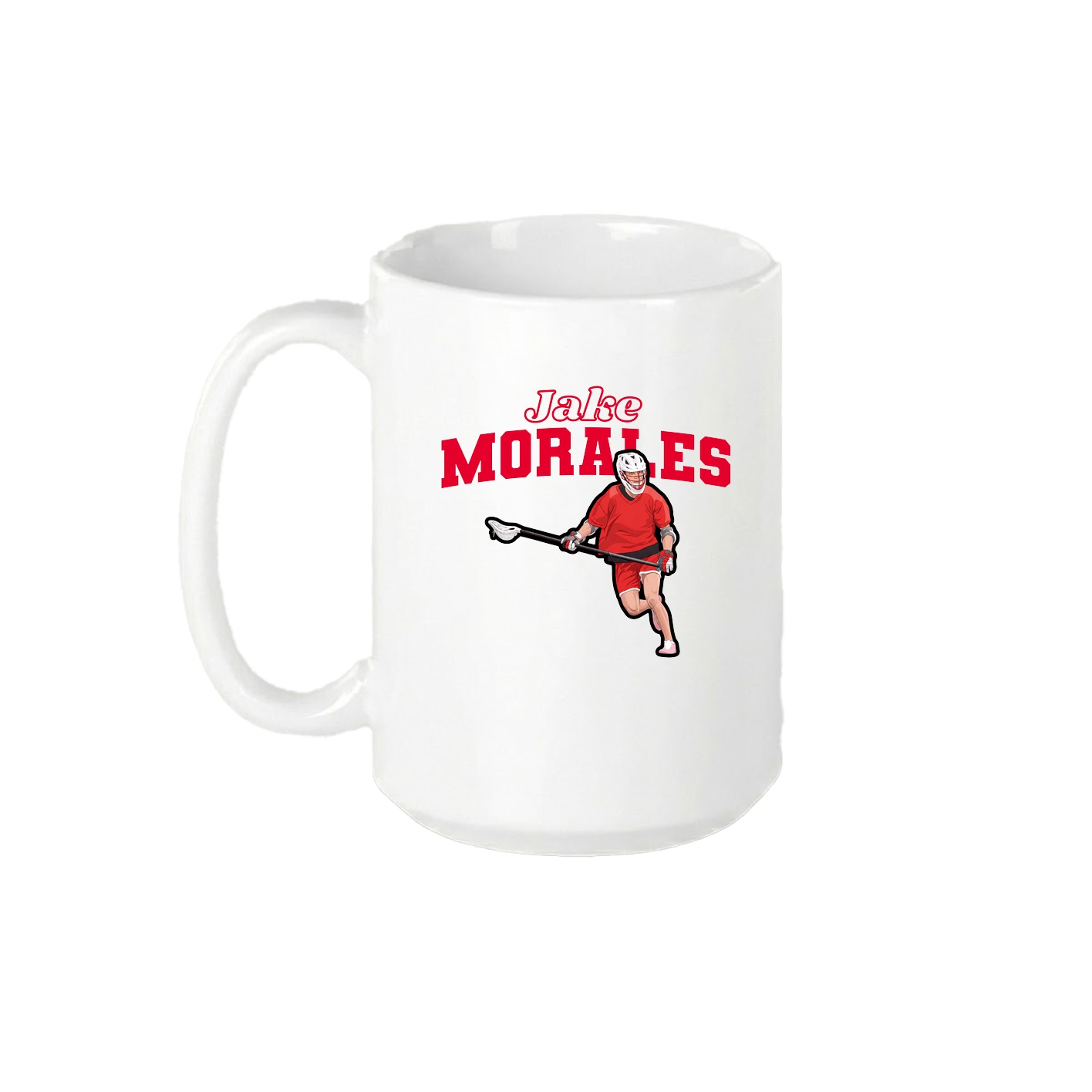15oz Coffee Mug — Name Arch in White