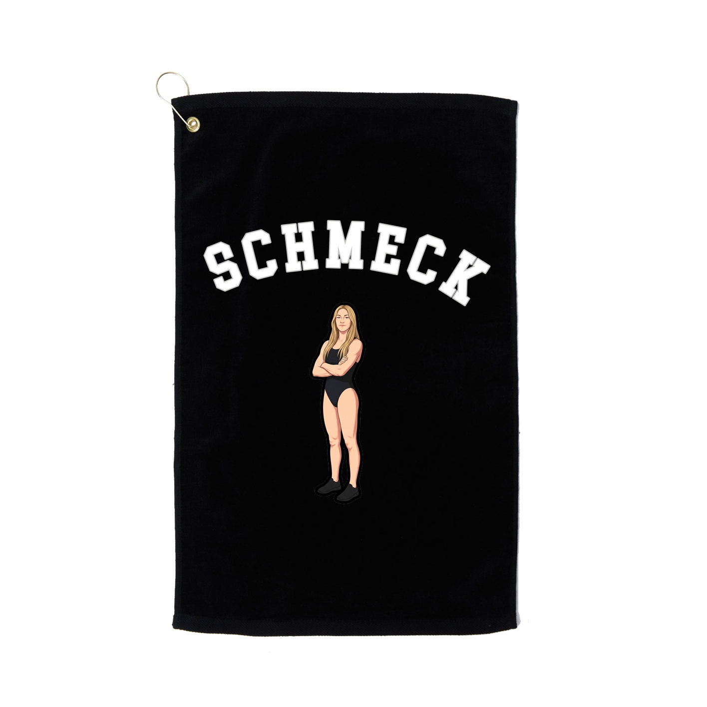 Golf Towel — Shirsey Arch in Black
