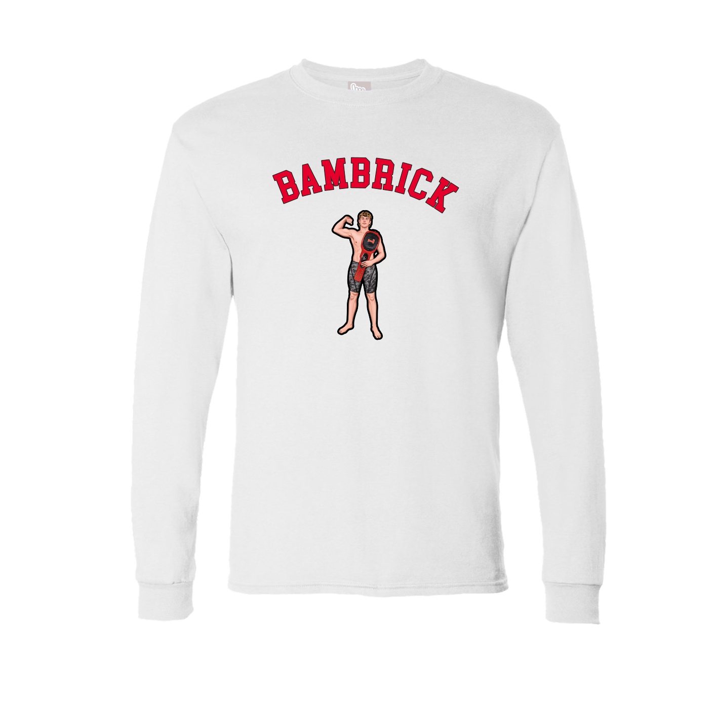 Long Sleeve Tee — Shirsey Arch in White