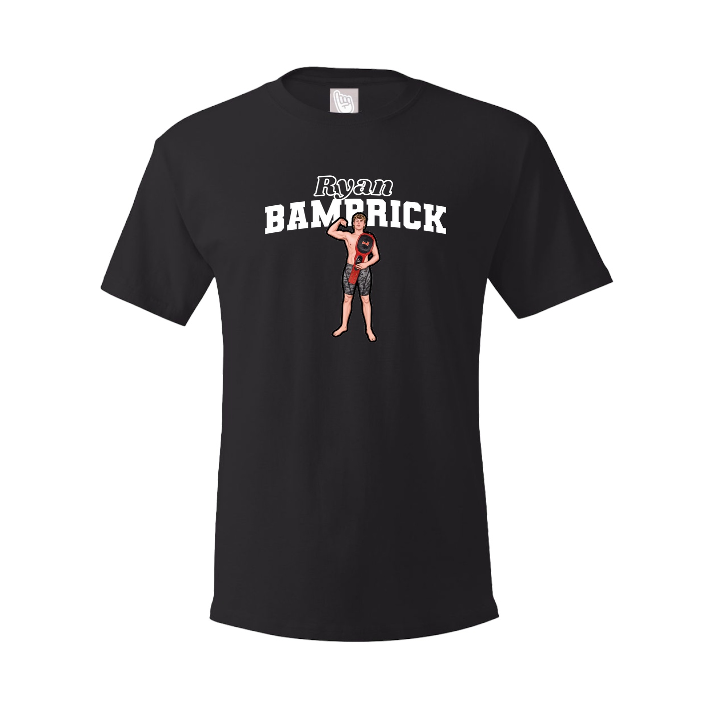 Youth Tee — Name Arch in Black