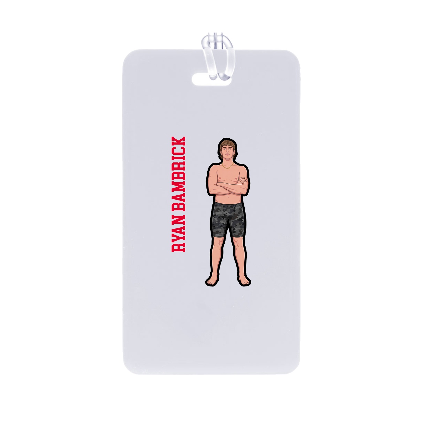 Bag Tag — Name Vertical in Classic