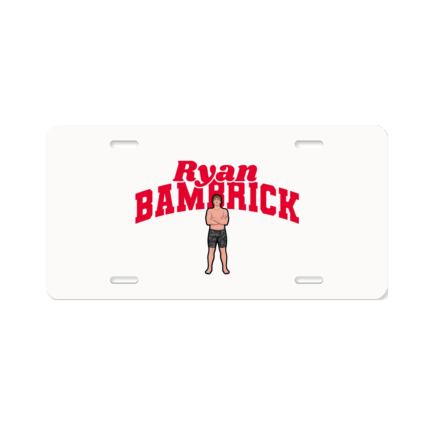 License Plate — Signature Arch in Classic
