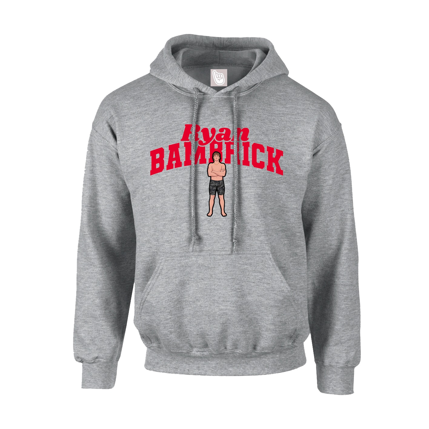 Hoodie — Signature Arch in Grey
