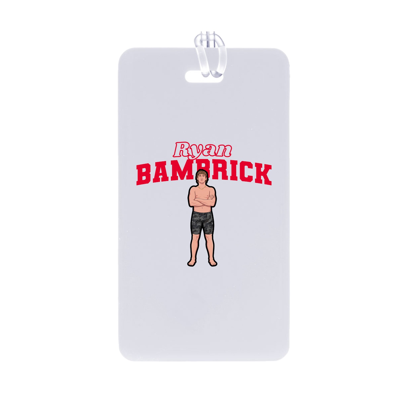 Bag Tag — Name Arch in Classic