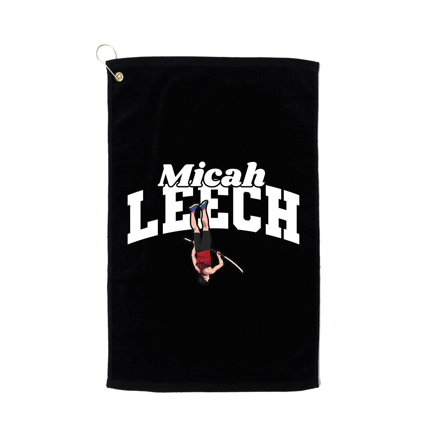 Golf Towel — Signature Arch in Black
