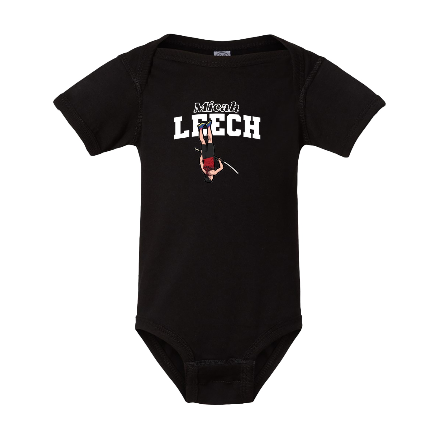 Baby Onesie — Name Arch in Black