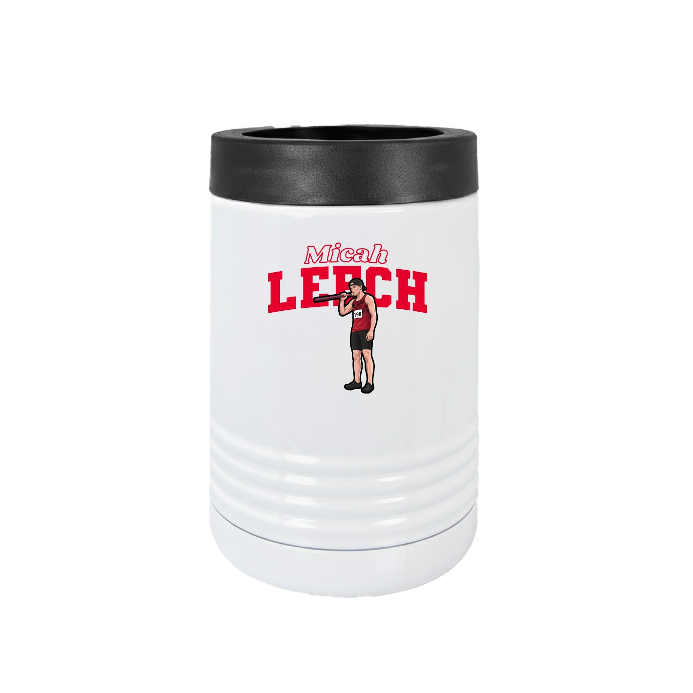 Beverage Holder — Name Arch in White
