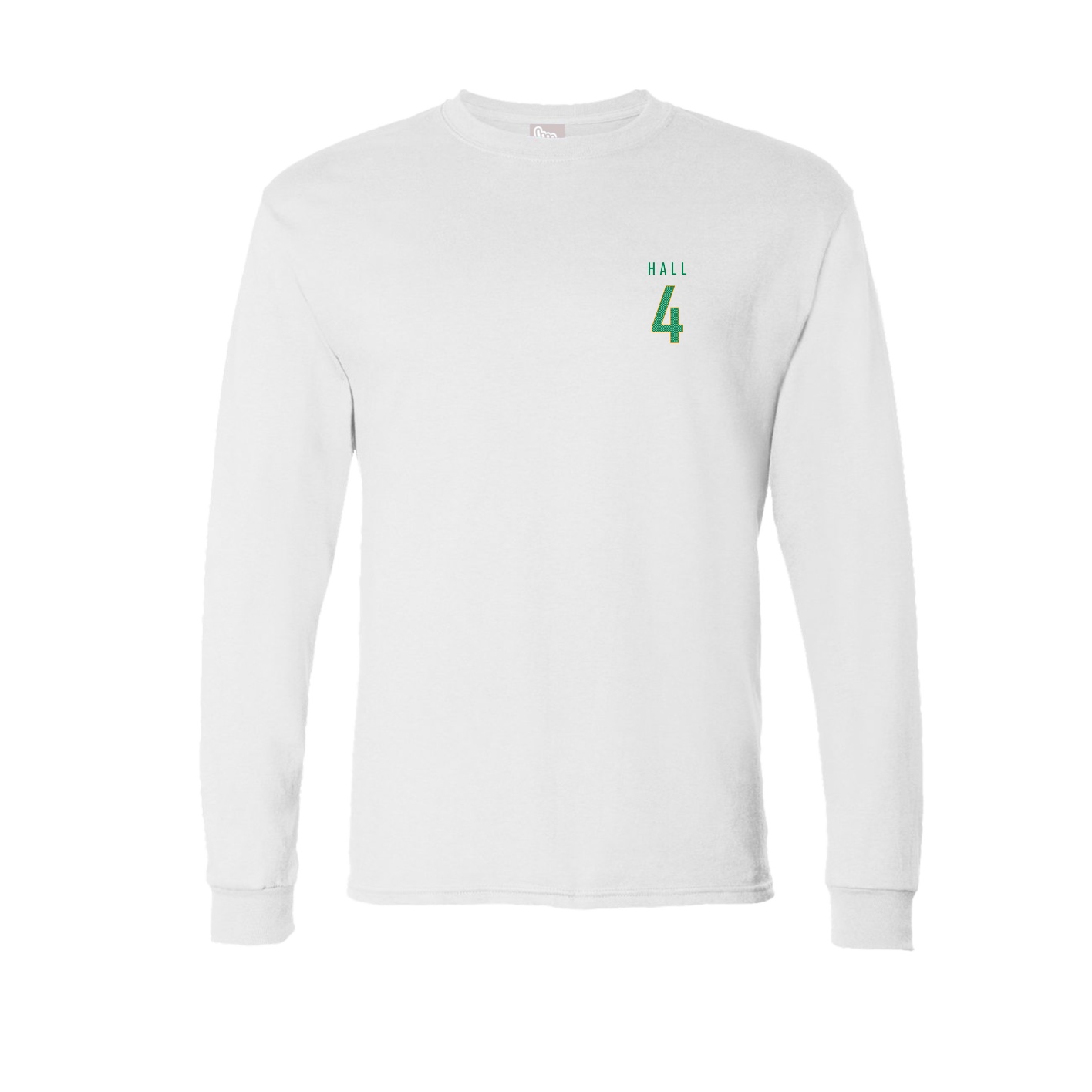 Long Sleeve Tee — Mesh Shirsey in White