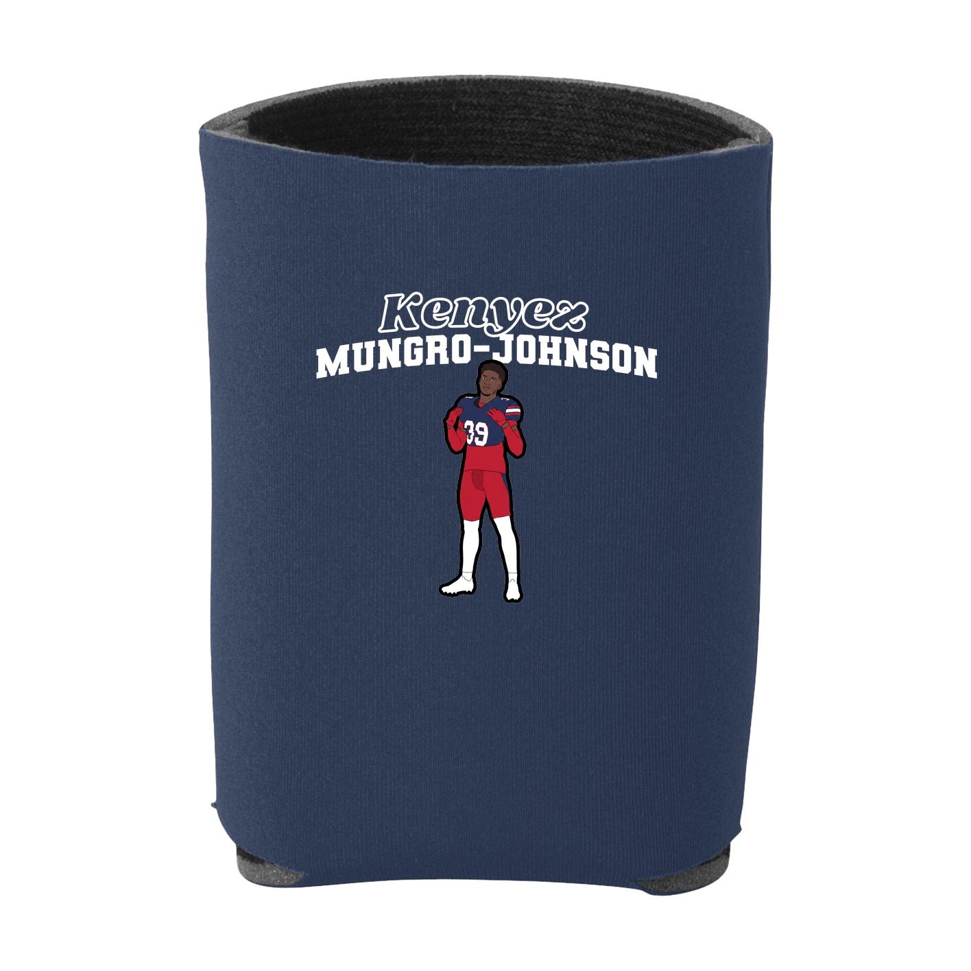 Can Holder — Name Arch in Navy
