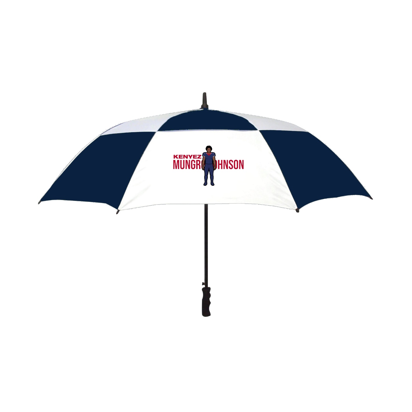 Golf Umbrella — Player Name in Navy