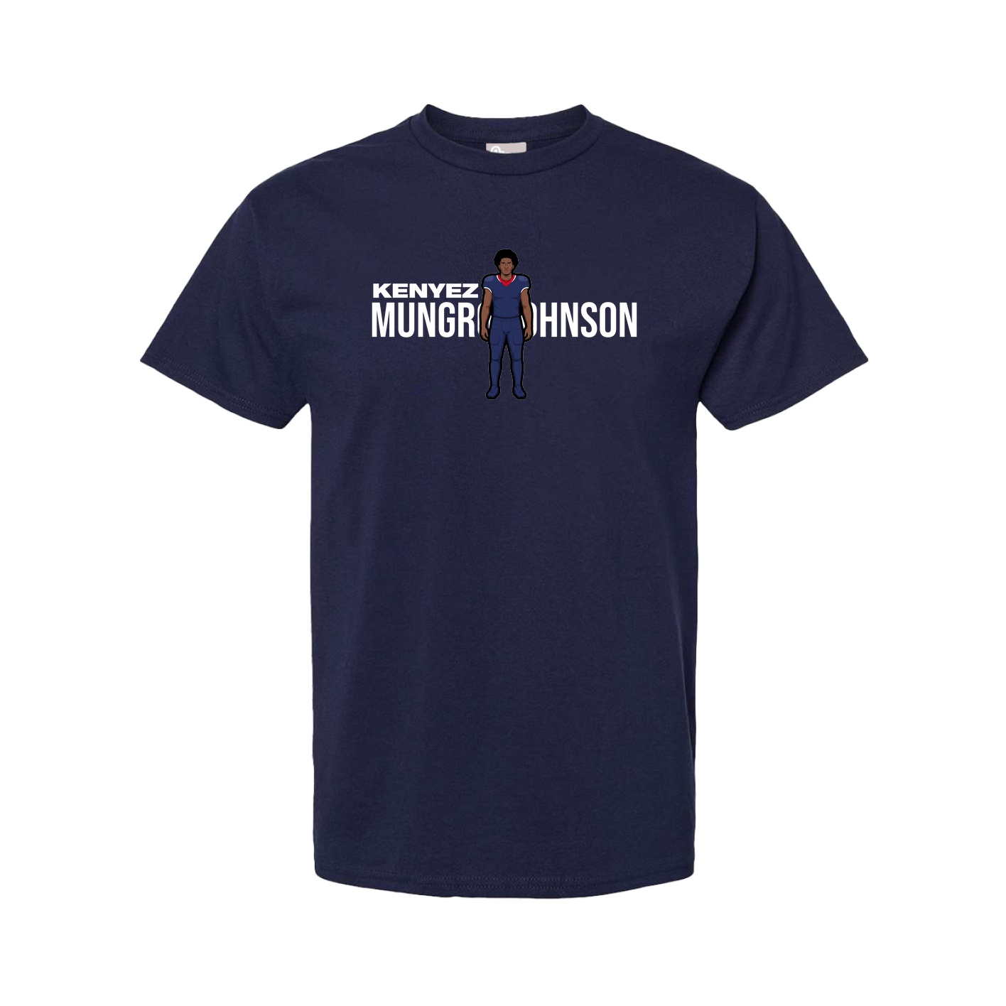 Youth Tee — Player Name in Navy