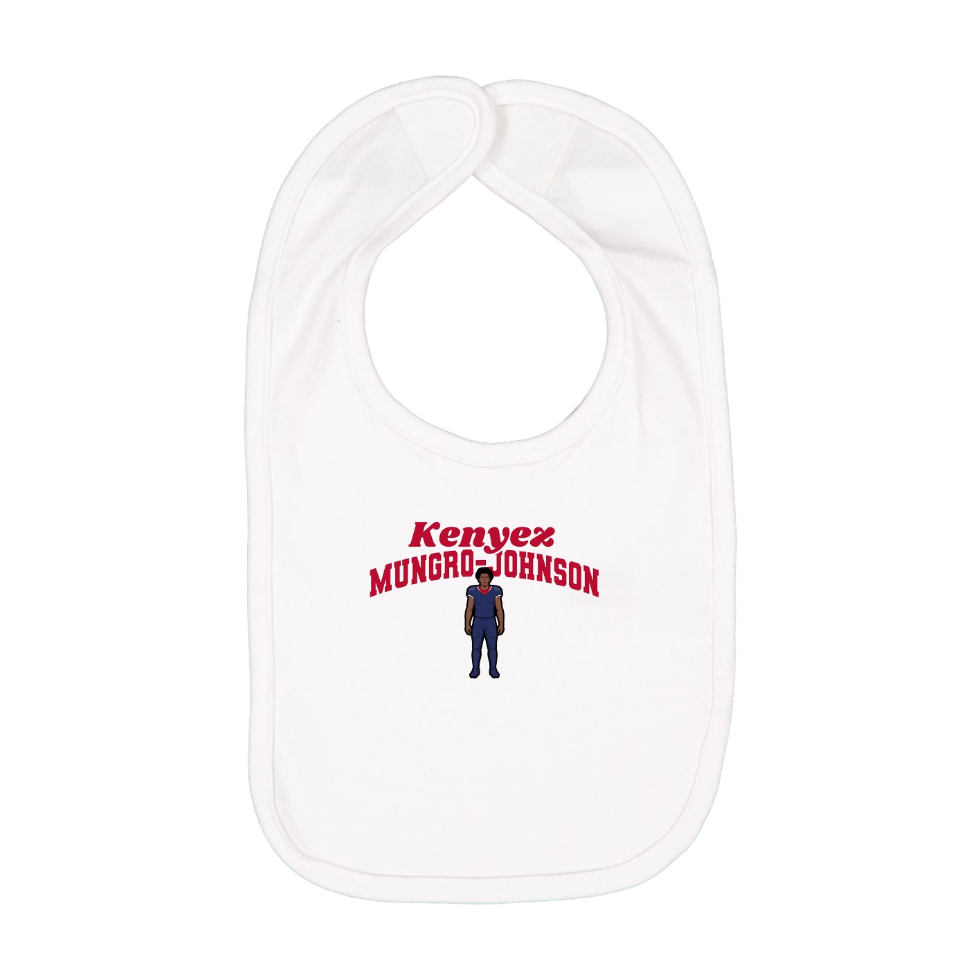 Infant Bib — Signature Arch in White