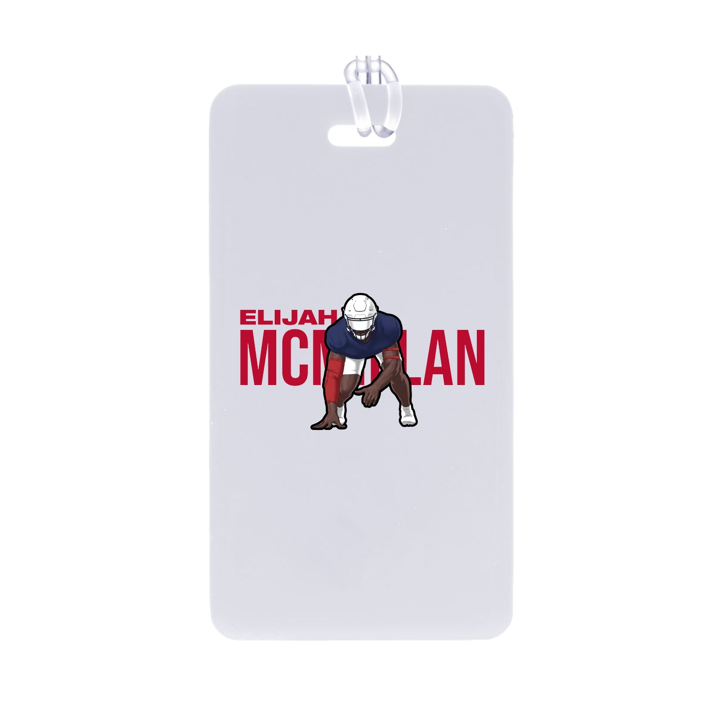 Bag Tag — Player Name in Classic