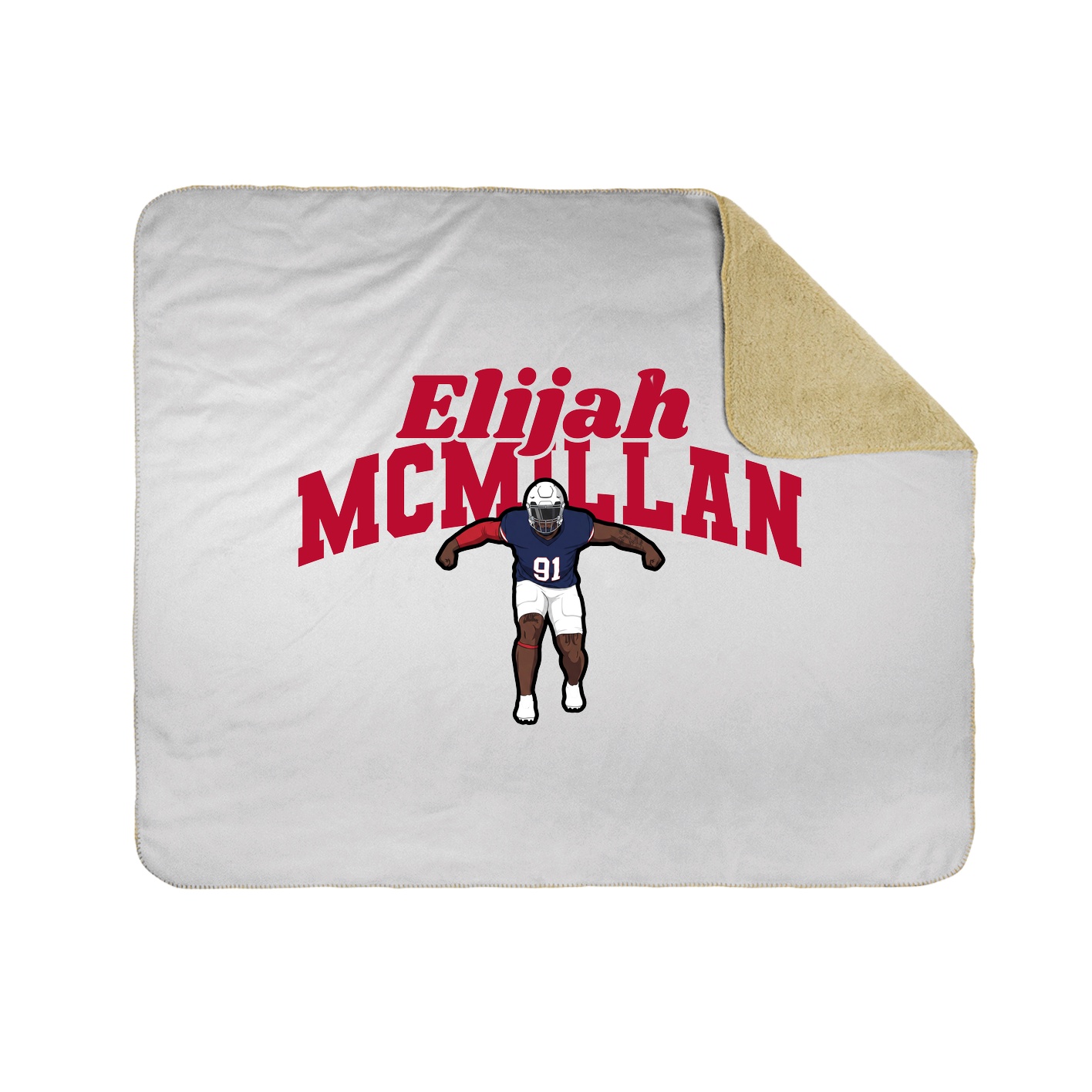 Throw Blanket — Signature Arch in White