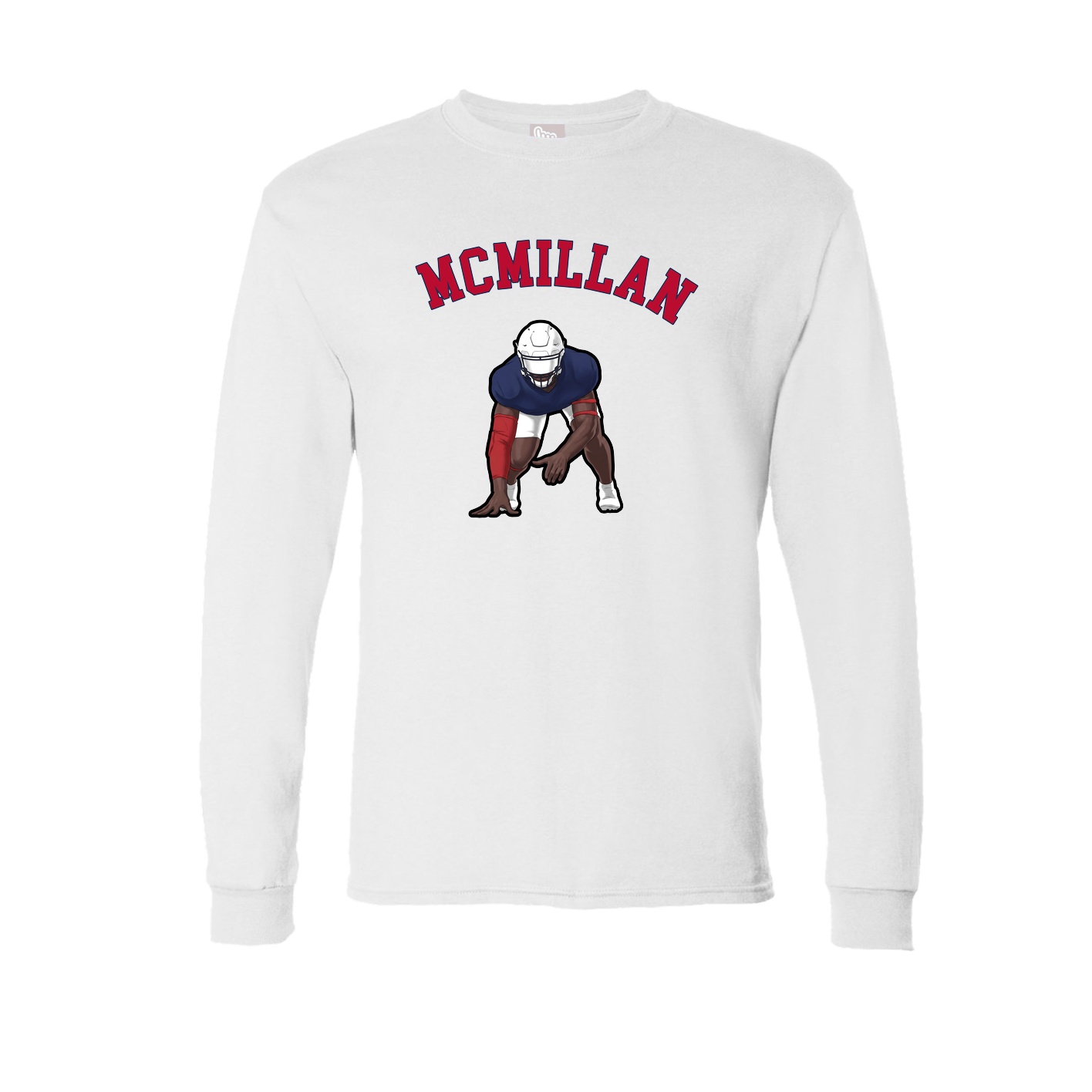 Long Sleeve Tee — Shirsey Arch in White