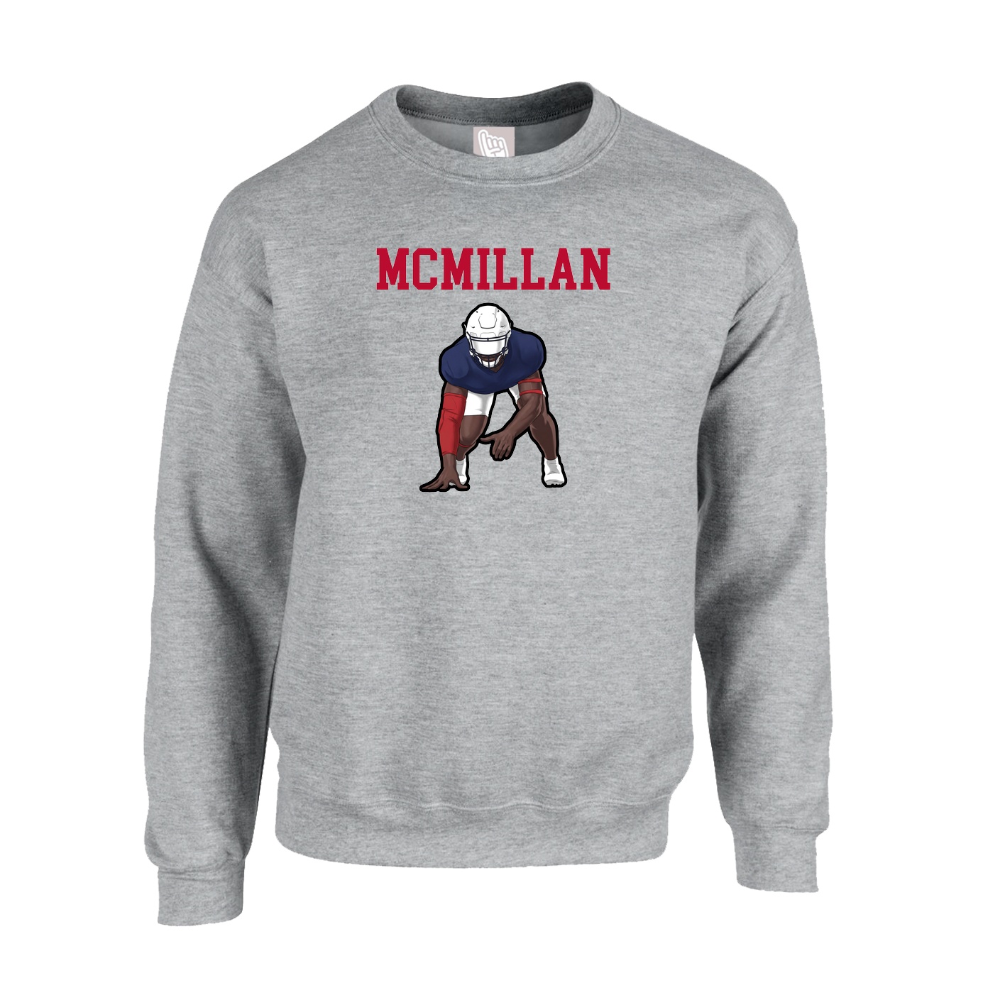 Fleece Crew — Shirsey in Grey