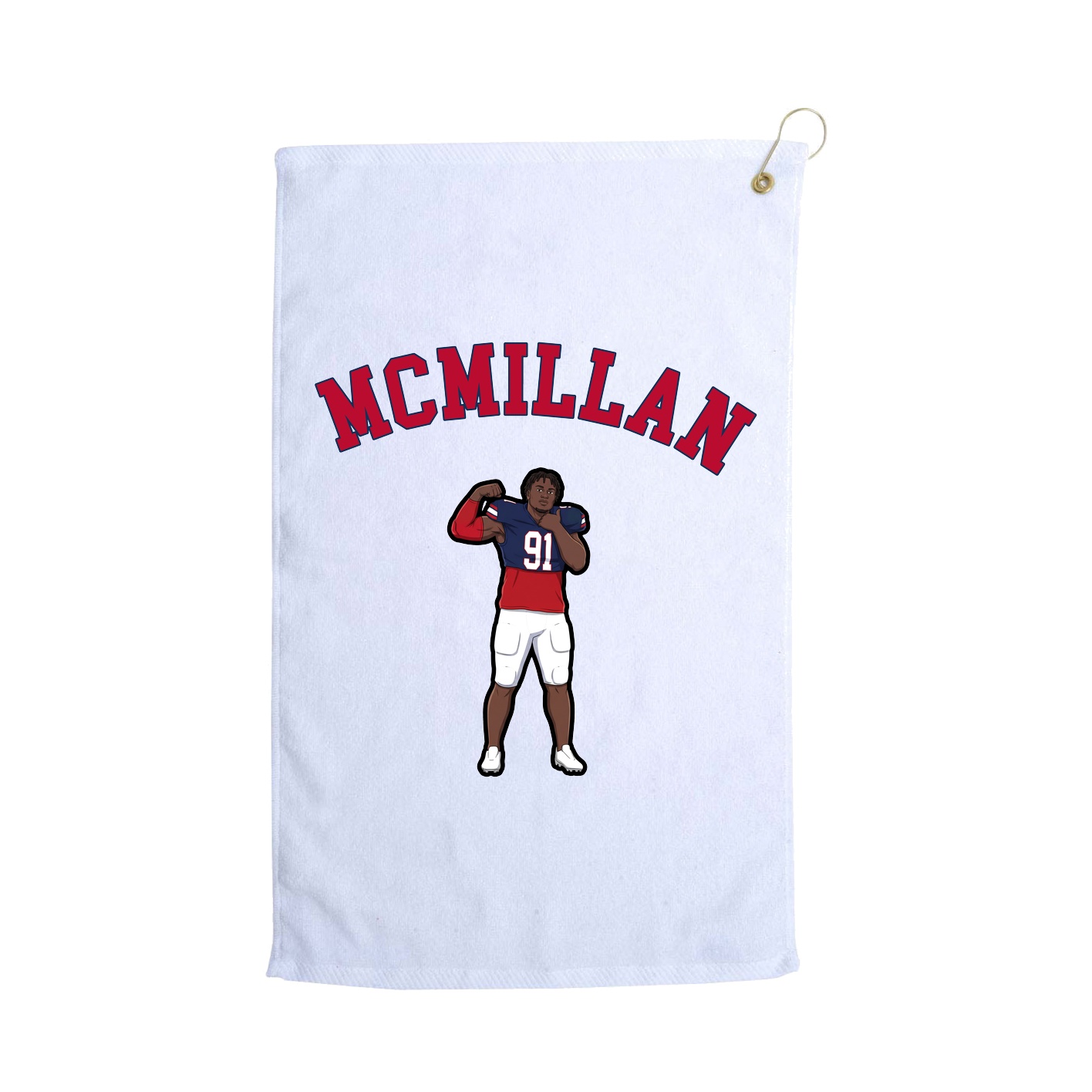 Golf Towel — Shirsey Arch in White