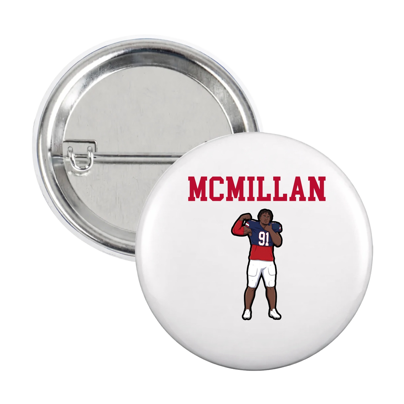 Game Day Button — Shirsey in White