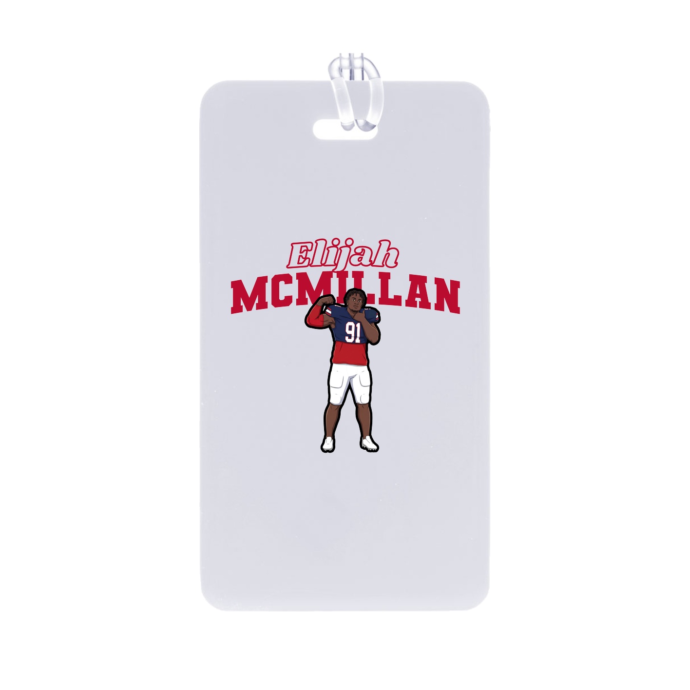 Bag Tag — Name Arch in Classic