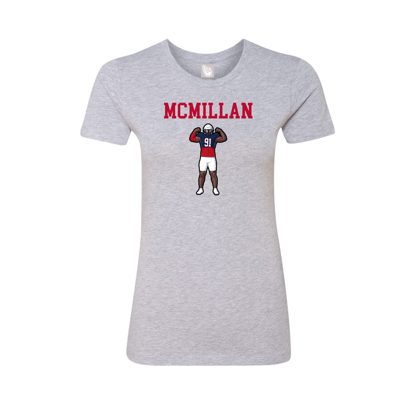 Fitted Women's Tee — Shirsey in Grey