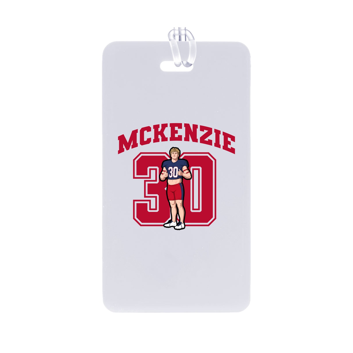 Bag Tag — Number in Classic