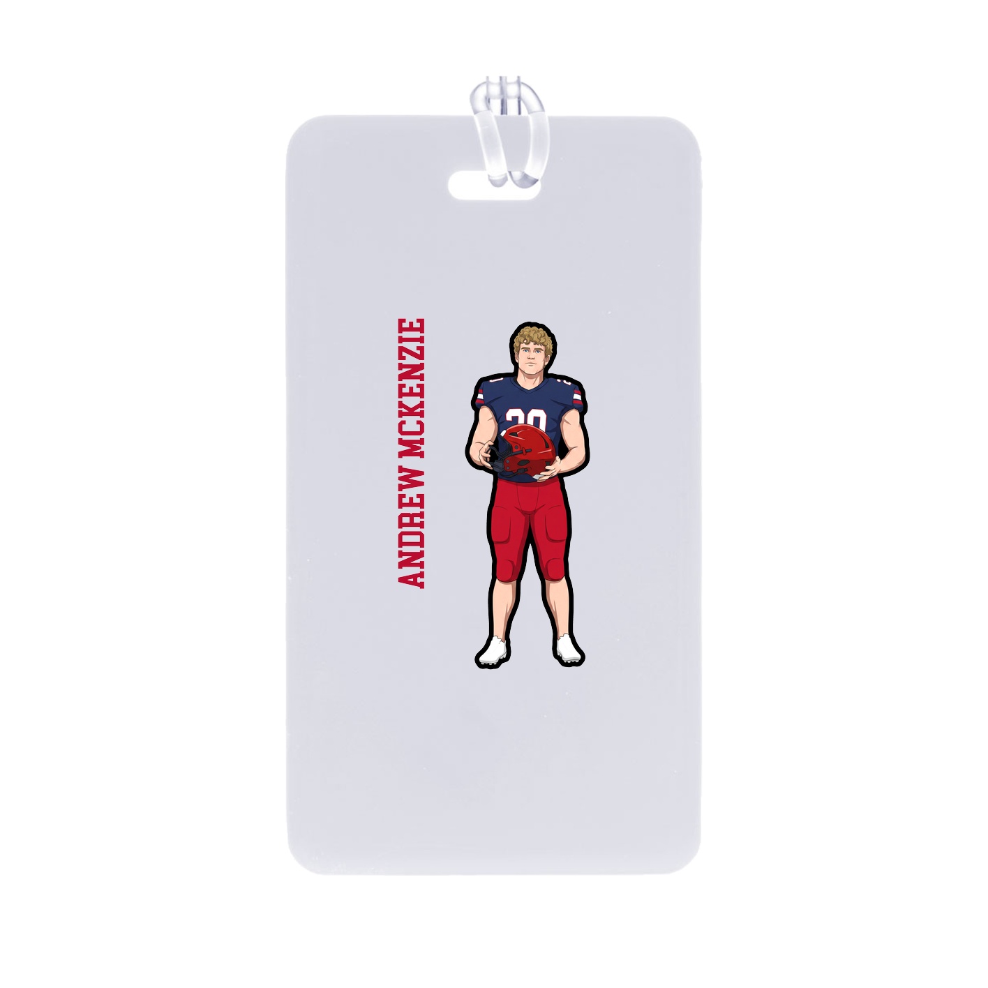 Bag Tag — Name Vertical in Classic