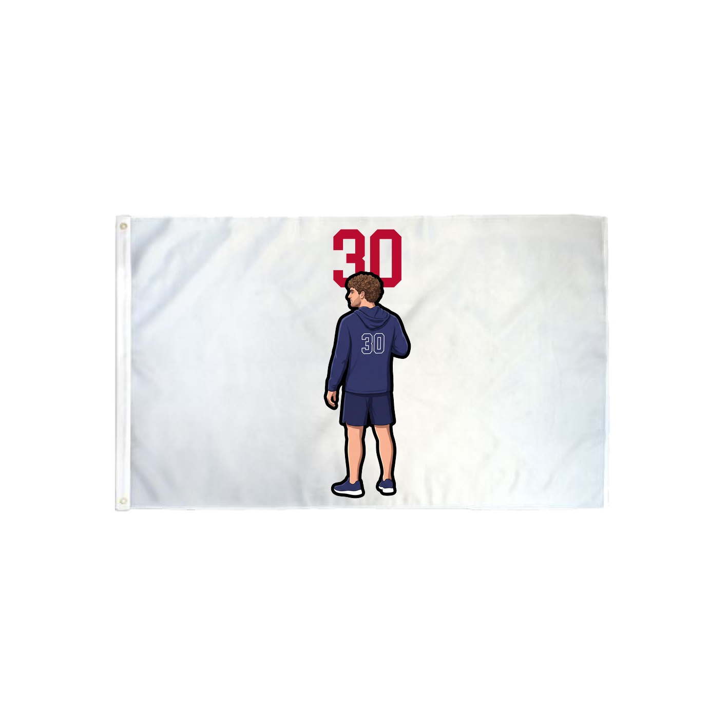 3x5 Flag — Number Top in Classic