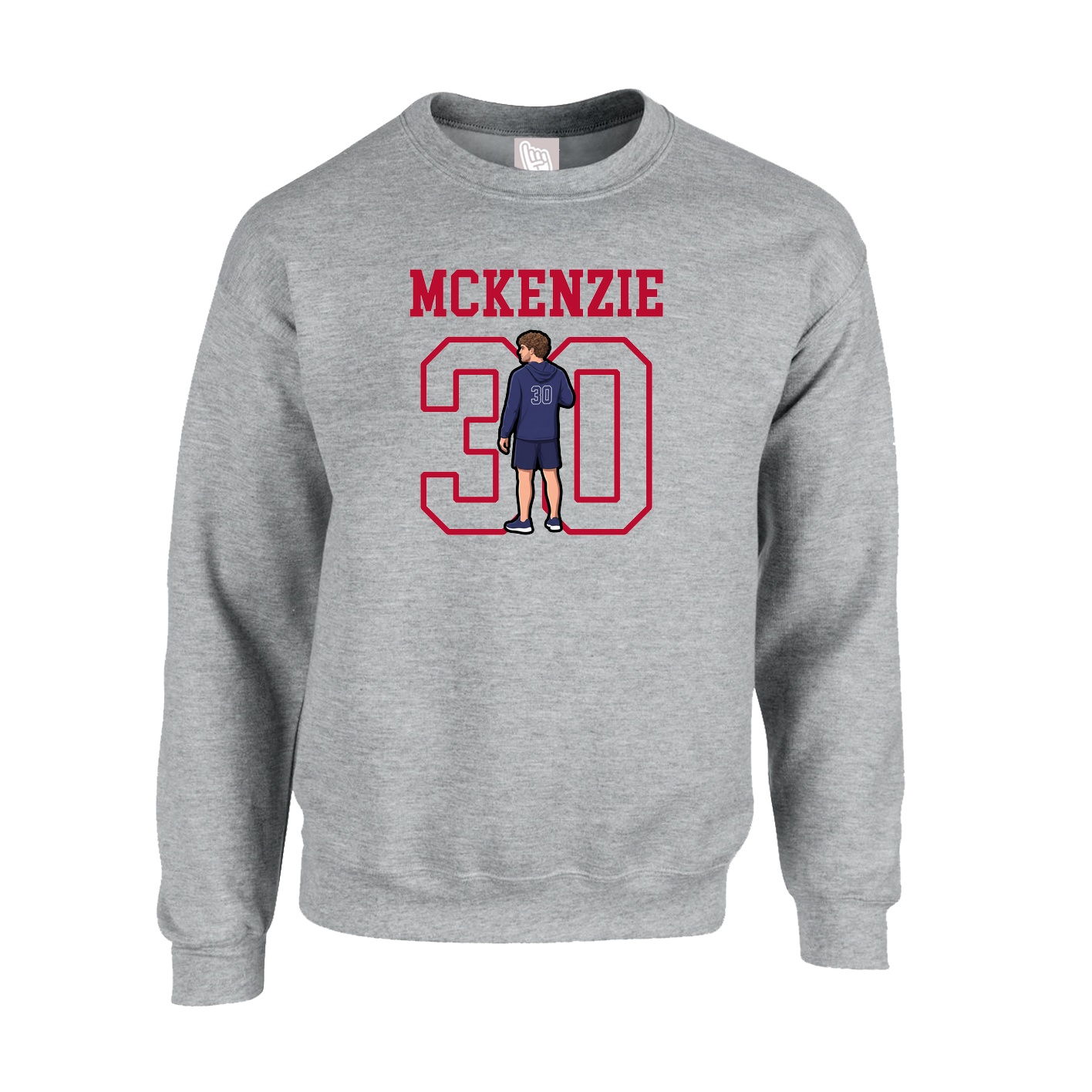 Fleece Crew — Shirsey in Grey