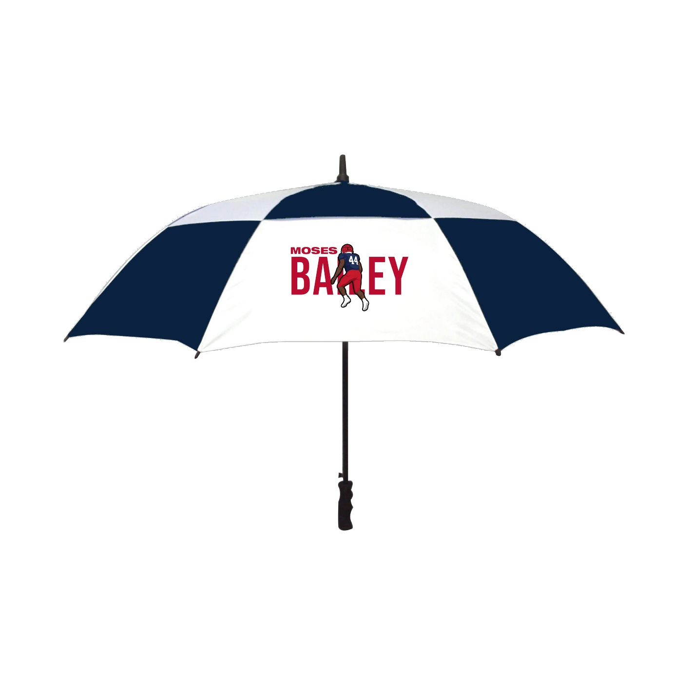 Golf Umbrella — Player Name in Navy